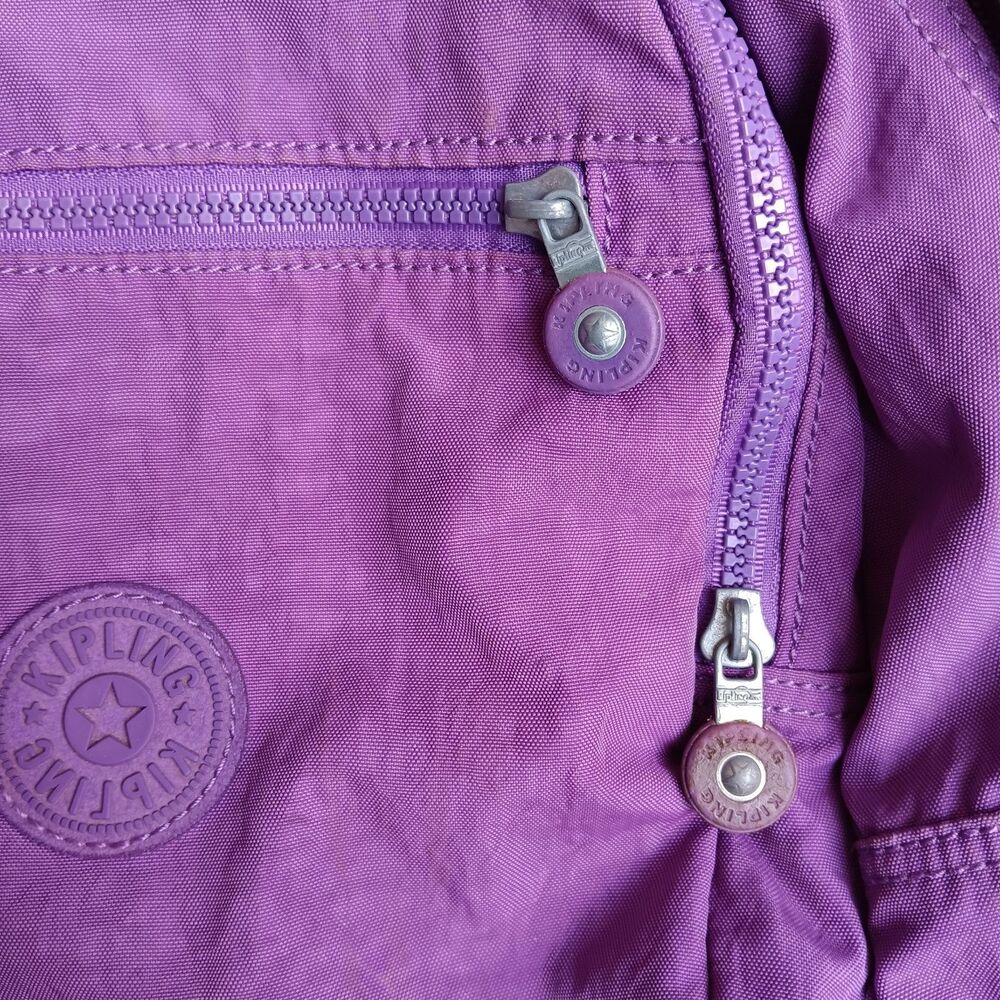 Kipling Challenger Medium Backpack Dark Plum/Viol… - image 4